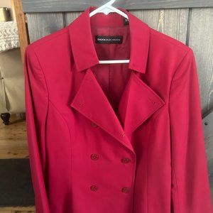 Dana Buchman red jacket size 12